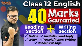 Class 12 English Revision  Reading Section  Writing Section  CBSE Boards 2023  Harsh Priyam sir [upl. by Ytsirhk]