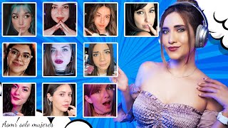 ASMR SOLO CON MUJERES  11 ASMRtist te hacen dormir  ASMR Español  Asmr with Sasha [upl. by Rbma]