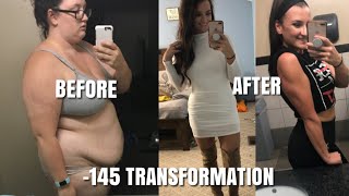 145 Pound Weight Loss Transformation Before and After PhotosVideos [upl. by Vernita]