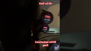 Mfd15 gen2 Audi rs3 A pillar gauges [upl. by Cheryl]