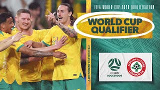 Subway Socceroos v Lebanon  AFC 2026 World Cup Qualifier [upl. by Suolkcin816]