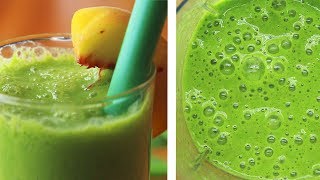 4 Green Smoothie Recipes That Actually Taste Great  Weight Loss Smoothies [upl. by Chernow951]