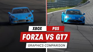 Forza Motorsport vs Gran Turismo 7 Graphics Comparison [upl. by Caneghem]