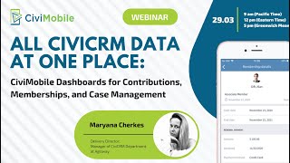 Webinar All CiviCRM Data at One Place [upl. by Morvin]