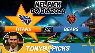 Tennessee Titans vs Chicago Bears Pick 9824 NFL Week 1 Predictions [upl. by Sims]