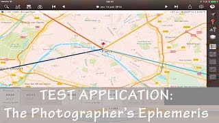 Préparer une SORTIE PHOTO avec The Photographers Ephemeris [upl. by Dryfoos]