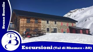 Rifugio Benevolo 15 con le ciaspole da Rhemes Notre Dame Val di Rhemes  AO  PN Gran Paradiso [upl. by Ocana817]