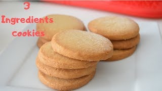 3 Ingredients Shortbread Cookies [upl. by Ligetti]