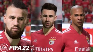 FIFA 22 SL Benfica Faces  Next Gen [upl. by Naujal]