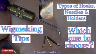 Wigmaking For Beginners  Ventilating Needles Wigmaking Class  Lace Wig Making Tips [upl. by Tiffa269]