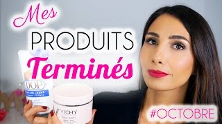 Produits Terminés ★ OCTOBRE 2016 EMPTIES [upl. by Mouldon]