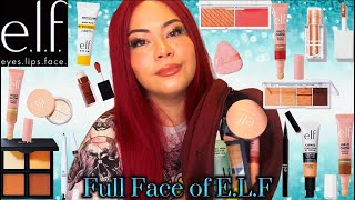 FULL FACE OF ELF COSMETICS [upl. by Celik844]