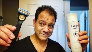 Gillette Heated Razor Review amp Shave — average guy tested APPROVED [upl. by Lesak]