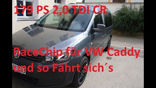 VW Caddy Maxi 20TDI CR Race Chip Testfahrt [upl. by Chrisoula]