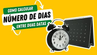 Como Contar Dias no Excel  Calcular a Quantidade de Dias Entre Duas Datas  Funções Data [upl. by Nennarb]