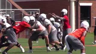 Campbell Football  First Practice  Fall 2016 [upl. by Besse]