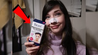 Blackhead Pore Strip Removal [upl. by Grani779]