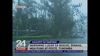 Maraming lugar sa Baguio binaha dahil sa Bagyong Ompong [upl. by Erasmus]