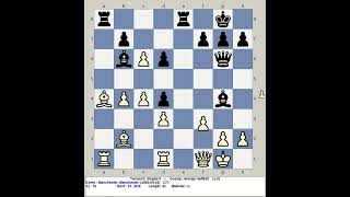 Tarrasch Siegbert vs Gossip George Hatfeild  Manchester Chess 1890 England [upl. by Terencio]