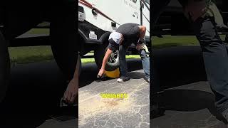 Revolutionizing Tire Changes Meet the Curve Trailer Aid interesting tech interestingfacts [upl. by Ecirtahs]