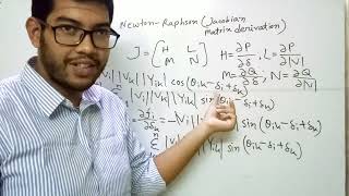 Newton Raphson Method Jacobian Matrix Derivation [upl. by Tollmann]