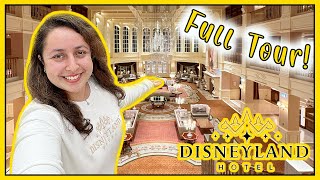 DISNEYLAND HOTEL in Paris 👑 FULL TOUR Lobby Shop Restaurants amp MORE  Disneyland Paris 2024 [upl. by Attelrahs]