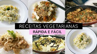 RECEITAS VEGETARIANAS RÁPIDA E FÁCIL OvoLacto  Amanda Oliveira [upl. by Xela]