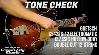 TONE CHECK 2022 Gretsch G5422G12 Electromatic Classic 12String Demo [upl. by Sukram]