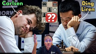 From equal position to stunning checkmate in 2 moves  Carlsen vs Ding Liren  Norway Chess 2024 [upl. by Ahsemat]