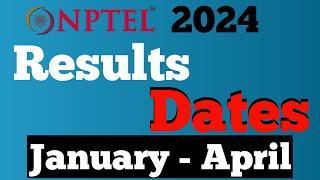 NPTEL Results 2024  January to April 2024 nptel [upl. by Ailenroc114]