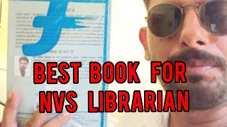 NVS LIBRARIAN RECRUITMENT 202425 BEST BOOK FOR NVS LIBRARIAN  NVS LIBRARIAN [upl. by Areehs931]