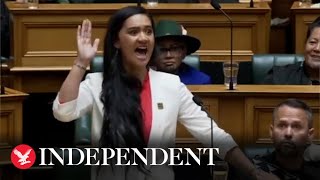 New Zealand MP performs haka in powerful maiden speech resurfaced video shows [upl. by Volney]