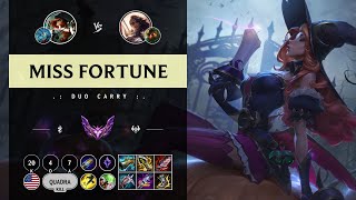 Miss Fortune ADC vs Samira  NA Master Patch 1410 [upl. by Rochemont]