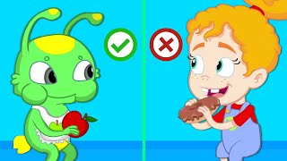 ¡Nuevo Episodio Alimentación saludable para niños con Groovy el Marciano videos educativos [upl. by Sonya705]