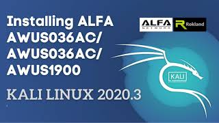 How to install Alfa AWUS036ACH AWUS1900 AWUS036AC on Kali Linux 20203 w monitor mode amp injection [upl. by Dorweiler831]