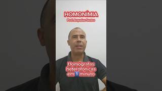 Homógrafas heterofônicas  Prof Arquelau Santos [upl. by Shandra608]