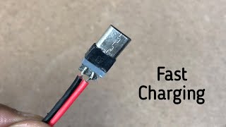 Rebuild Micro USB cable fast charging [upl. by Ellatnahc]