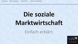 Die soziale Marktwirtschaft Alte Version [upl. by Nitsugua495]