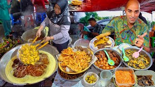 INSANE Indonesian street food in SURABAYA  Worlds 1 Soup  Cows Nose Salad  Spicy seafood [upl. by Ennovy760]