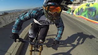 GoPro Mountain Bike street MTB amortiguación Raleigh [upl. by Kathrine]