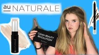 AU NATURALE BRAND REVIEW cleanbeautyrevolution clean green organic makeup [upl. by Azmah]