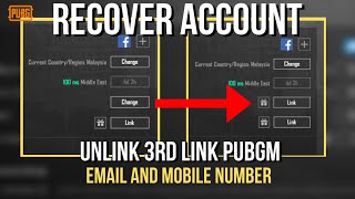 How to unlink 3rd link pubg 2023 [upl. by Salokcin292]