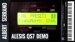 ALESIS QS7 test Piano Morph PATCH with River Flows in You cover [upl. by Kailey]