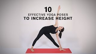 10 Most Effective Yoga Poses to Increase Height [upl. by Audrit]