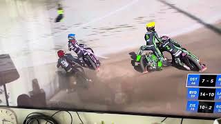 Patrick Hansen crash 260822 Ostrow vs Row Rybnik [upl. by Jeniece663]