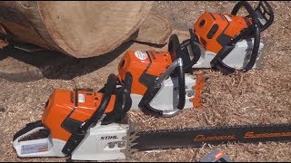 Stihl 661 Stock vs Ported [upl. by Jp]