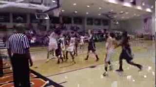 Tusculum College Womens Basketball vs Queens University of Charlotte Feb 1 2014 [upl. by Anale]