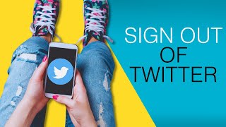 How to Logout  Sign Out of Twitter Account 2021 [upl. by Porter]