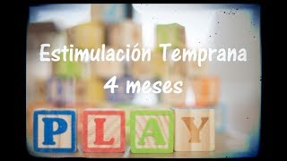 Ejercicios de Estimulación temprana  4 meses [upl. by Nnaycnan]