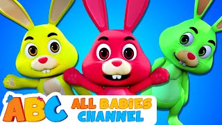 The Bunny Hop Song and more Easter Songs For Kids by All Babies Channel [upl. by Gintz]